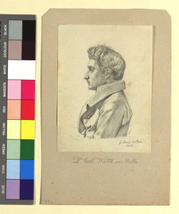 Carl Witte (Dr. jur. et phil., 1800-1883), poet by Johann Adam Klein