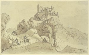 Castle Ruin by Johann Adam Klein