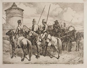 Don Cossacks by Johann Adam Klein