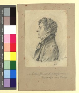 Johann Christoph Erhard (1795-1822), painter by Johann Adam Klein