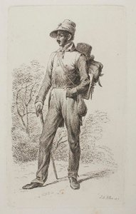 Johann Jacob Kirchner on Walking Tour by Johann Adam Klein