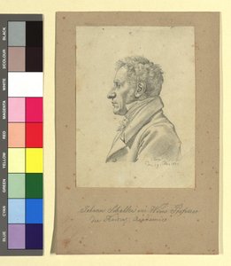 Johann Nepomuk Schaller (1777-1842), Sculptor by Johann Adam Klein