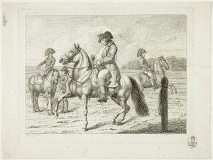 Riding School and Horses by Johann Adolph Darnstedt