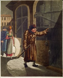 The Night Watchman, from a Series of Viennese Types