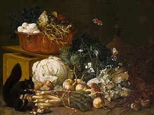 Still Life with Squirrel by Johann Amandus Wink