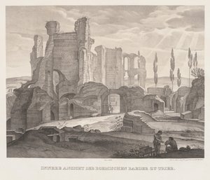 Interior View of the Roman Baths at Trier