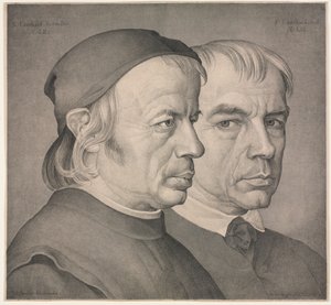 The Brothers Eberhard by Johann Anton Ramboux