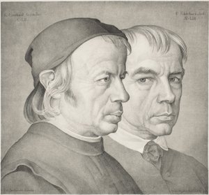 The Brothers Konrad and Franz Eberhard by Johann Anton Ramboux