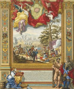 Siege of Mons by the Allied Troops in 1709 by Johann August Corvinus