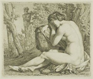 Resting Bacchante by Johann August Nahl II