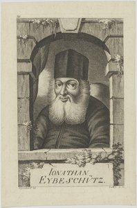 Portrait of Jonathan ben Nathan Eybeschütz by Johann Balzer