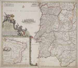 Portugal and Algarve by Johann Baptista Homann