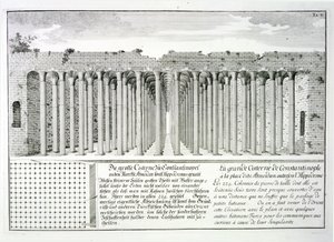 Cistern beneath the Hippodrome, Constantinople, Turkey, from 