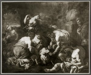 Jupiter Suckling from the Goat Amalthea by Johann Carl Loth