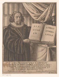 Portrait of Johann Benedict Carpzov