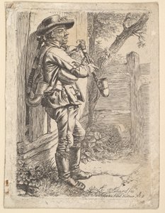 The Bagpiper, 1819 by Johann Christian Erhard
