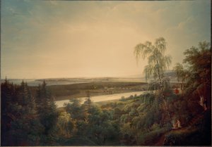 Elbe Landscape with View of Dresden
