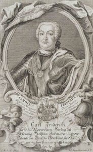 Portrait of Duke Charles Frederick of Holstein-Gottorp by Johann Christian Leopold