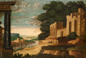 Classical Landscape by Johann Christian Reinhart