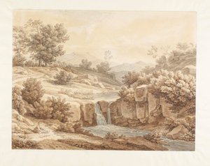 Landscape by Johann Christian Reinhart