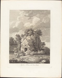 Tomb in Falerium, Etruscan City Destroyed by Johann Christian Reinhart