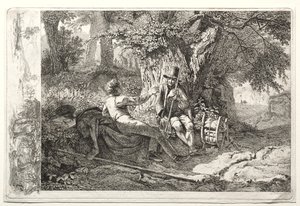 The Artist Resting with His Guide