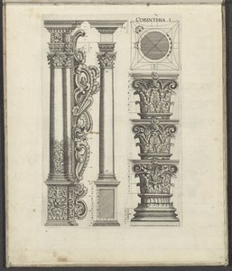 Columns and Capitals of the Corinthian Order (Five Orders of Architecture series) by Johann Christoph Feinlein