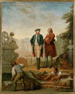 Frederick II, King of Prussia and the Marquis d