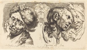 Four Heads by Johann Eleazar Schenau