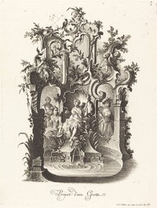Plan for a Grotto by Johann Esaias Nilson