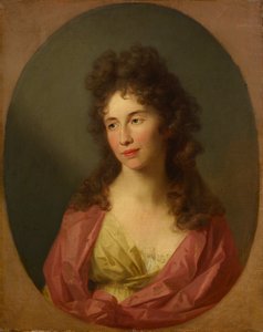 Portrait of Konradine Hufeland, née Wiedemann by Johann Friedrich August Tischbein