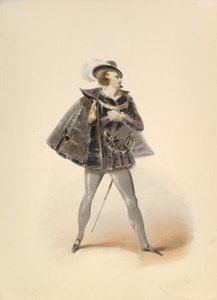 Costume Study for Belmonte in the Abduction from the Seraglio by W.A. Mozart