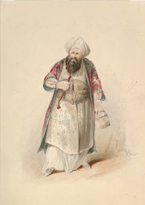 Costume Study for Osmin in the Abduction from the Seraglio by W.A. Mozart, ca. 1830-50 by Johann Georg Christoph Fries