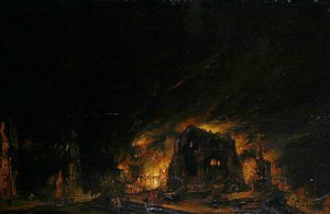 Fire, c.1760 by Johann Georg Trautmann