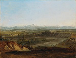 The Lech Valley with a View of the Zugspitze