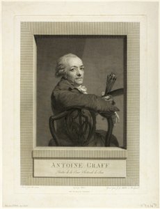 Anton Graff by Johann Gotthard von Muller