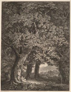Italian Landscape with a Pair of Shepherds