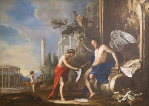 Allegory of Time, Chronos and Eros by Johann Heinrich Schonfeldt
