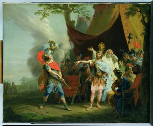 Achilles has a dispute with Agamemnon