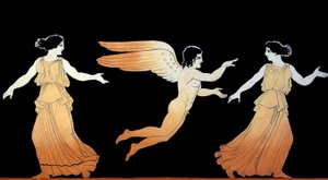 Eros Pursuing Two Women c.1796 by Johann Heinrich Wilhelm Tischbein