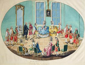 New Year Celebration in Vienna in 1782 by Johann Hieronymus Loeschenkohl