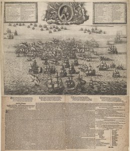 The Battle of Køge Bay in July 1677 by Johann Husman