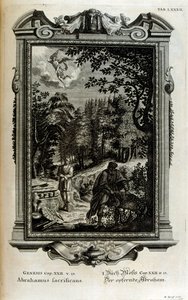 Abraham Prepares to Sacrifice Isaac by Johann Jakob Scheuchzer