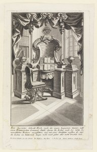 Writing Desk and Chair by Johann Jakob Schübler