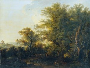 Forest Edge by Johann Josef Schindler