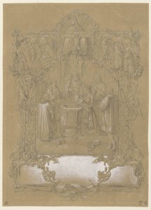 Design for a Baptism Print by Johann Klein (attributed to)