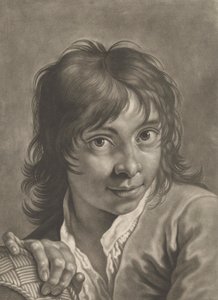Portrait of a Boy with a Basket by Johann Lorenz Haid
