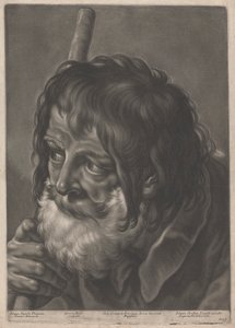 Portrait of a Man with a Staff