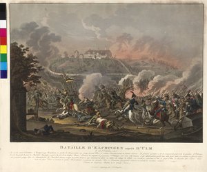 Battle of Elchingen on 14th October 1805 by Johann Lorenz Rugendas