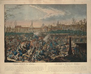The Battle of the Nations by Johann Lorenz Rugendas the Younger